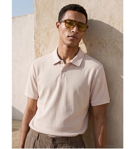 LCW Vision Pembe Polo Yaka Erkek Tişört