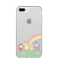 Iphone 7 Plus / 8 Plus Uyumlu Teletubbies Desenli Şeffaf Telefon Kılıfı