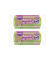 Natura Çöp Torbası Küçük Boy 30'lu 40 x 50 cm İkili Paket