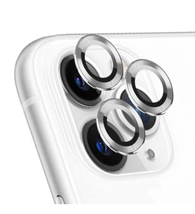 Microsonic Apple iPhone 11 Pro Max Tekli Kamera Lens Koruma Camı Gümüş