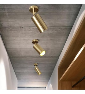 Rsylight Metal Mafsallı Eskitme Spot Armatür Günışığı Led Ampullü