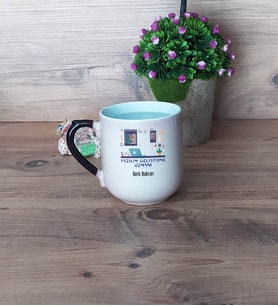 Yazılım Geliştirme Uzmanı Kupa Bardak Sihirli Oval Fotoğraflı