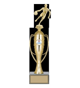 ODAK KUPA - Figürlü Kupalar - Basketbol Kadın Figürlü Kupalar FG-026 C - 38 cm