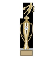 ODAK KUPA - Figürlü Kupalar - Basketbol Kadın Figürlü Kupalar FG-026 C - 38 cm