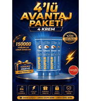 Orijinal Super Viga 150000 Gecktirici Krem 4 Adet Avantaj Seti Erkeklere Özel Güçlü Formül Gizli Gönderim %100 Orijinal Ürün