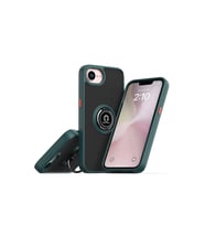 İphone 16E Kılıf Montreal Yüzüklü Kapak - Yeşil
