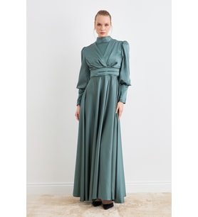 Alina Saten Abiye - Mint
