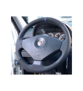 Fiat Albea Mavi Yüzüklü Nokta Alcantaraderi Direksiyon Kılıfı