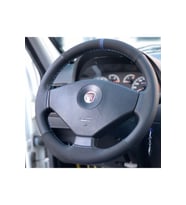 Fiat Albea Mavi Yüzüklü Nokta Alcantaraderi Direksiyon Kılıfı