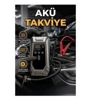 Çok Fonksiyonlu Araç Akü Takviye Cihazı Taşınabilir Yardımcı Güç Ünitesi