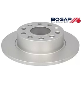 1K0615601ABKIT Fren Diski Arka Takım 2 Adet Geomet Tip - Audi A3-A4-Caddy-Golf-Jetta-Octavia-Scırocc