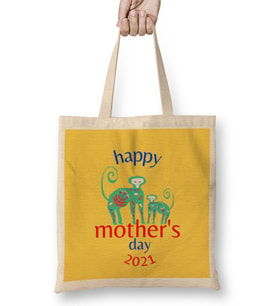 Mothers Day 2021 Farmer Gifts happy mothers day 2021 Bez Çanta Uzun Saplı