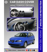 SEAT İBİZA (2001-2008) Torpido Örtüsü Panel Halı Koruma Tam Uyum Çatlamayı Önler Hızlı Montaj