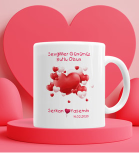 Sevgiliye En Güzel Hediye Kupa Bardak Beyaz 008