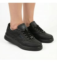 Letoon 5240 Bağcıklı Siyah Unisex Spor Ayakkabı