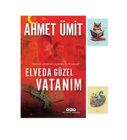 Elveda Güzel Vatanım - Ahmet Ümit - Yapı Kredi Yayınları - Not Defter Seti (Renksiz)