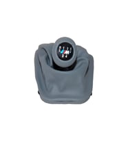 BMW E46 Topuzlu Vites K&ouml;r&uuml;ğ&uuml; 6 İleri Man Şanz Gri Suni Deri M 25117896884 Wender