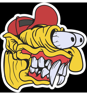 Zombi 10 Sticker 10x10 cmRenkli Sticker