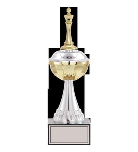 ODAK KUPA - Figürlü Kupalar - Satranç Figürlü Kupalar FG-045 A - 33 cm