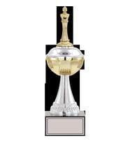 ODAK KUPA - Figürlü Kupalar - Satranç Figürlü Kupalar FG-045 A - 33 cm