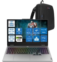 Lenovo Loq 15IRX10 Intel Core I5 13450HX 64GB Ddr5 512GB SSD RTX5060 8gb 100W Windows 11 Home 15.6" Fhd (1920X1080) IPS 300NITS 144Hz %100 Srgb Taşınabilir Bilgisayar 83JE00ENTRH31 + Zetta Çanta