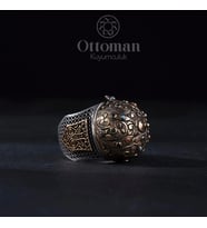 Muhafaza Ayasofya Model Gümüş Erkek Yüzük