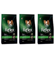 Reflex Plus Küçük Mini Irk Tavuklu Yetişkin Köpek Maması 3 Kg 3'Lü Set