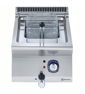 Electrolux Professional Endüstriyel 7 Lt Elektrikli Set Üstü Fritöz, 1 V- Tip Hazneli, Isıtıcılar Hazne Dışında, 1 Sepetli, Derinlik 730 Mm - 400 Mm E7FRED1B00