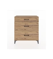 Arges Şifonyer 3 Çekmeceli 88x30x96 Çam-Çam