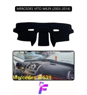 MERCEDES VİTO (2003-2014) Uyumlu Torpido Örtüsü Kolay Montaj Yansıma Önleyici Koruma G96