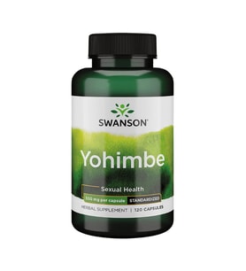 Swanson, Yoh*mbe, Standardized, 500 mg, 120 Capsules