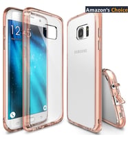 Ringke Fusion Galaxy S7 Edge ile Uyumlu Kılıf Rose Gold