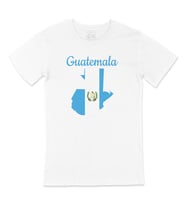 Guatemala Haritalı ve Bayraklı Tişört
