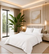 Karden Flower Aurelia Linea %100 Pamuk Saten Çizgili Tek Kişilik Nevresim Takımı