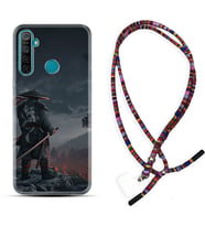 Realme 5i 5 Pro 6i 7 Pro 8 Kılıf Boyun Asklı Rasta Silikon Warrior 1653