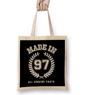 1997 Made In 97 All Genuine Parts Bez Çanta Uzun Saplı