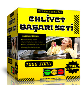 2026 Ehliyet Başarı Seti (Büyük BOY)