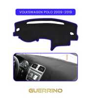 VOLKSWAGEN Polo (2009-2019)TORPİDO KORUMA HALISI MAVİ KENAR