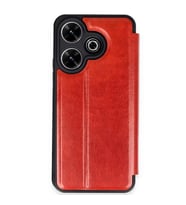 Xiaomi Redmi 13 4g Kılıf Flip Cover - Kırmızı