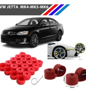 Jetta Passat Golf Polo Bijon Kapak Seti Şifreli Kırmızı