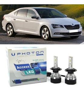 Skoda Superb 3 Led Xenon Sis Farı Ampulü H8 Access Yeni Seri Beyaz 2015+