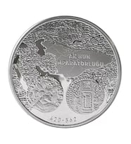 AgaKulche Ak Hun 1 Ons 31.10 Gram Gümüş Sikke Coin (925.0)