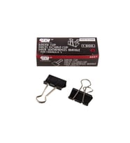 Sdi Paslanmaz Double Clips Kıskaç 15 mm Siyah (12 Li Paket)