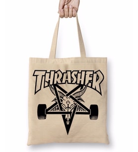 Thrasher Skate Skateboard Bez Çanta Uzun Saplı
