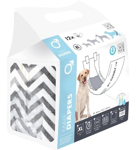 DIAPERS ERKEK KÖPEKLER İÇİN KÜLOT (XL) 12Lİ