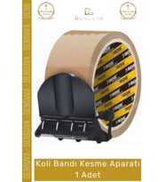 #BantKesici Ergonomik Metal Endüstriyel Pratik Paketleme Sevkiyat Koli Bandı Kesme Aparatı - 1 Adet