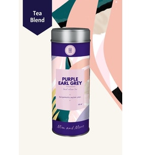 Purple Earl Grey Tea - Bergamotlu Seylan Çayı, 50 gr
