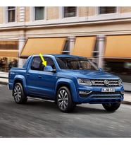 VW Amarok 2017-2022 Sağ Yan Dış Dikiz Aynası Üst Kapağı 7E1857528L
