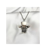 İskelet Kurukafa Silver Kolye (Gümüş)