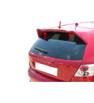 Honda Euro Uyumlu Civic Spoiler Cam Üstü (Işıklı)(Type-R Md) Fiber 2001-2006